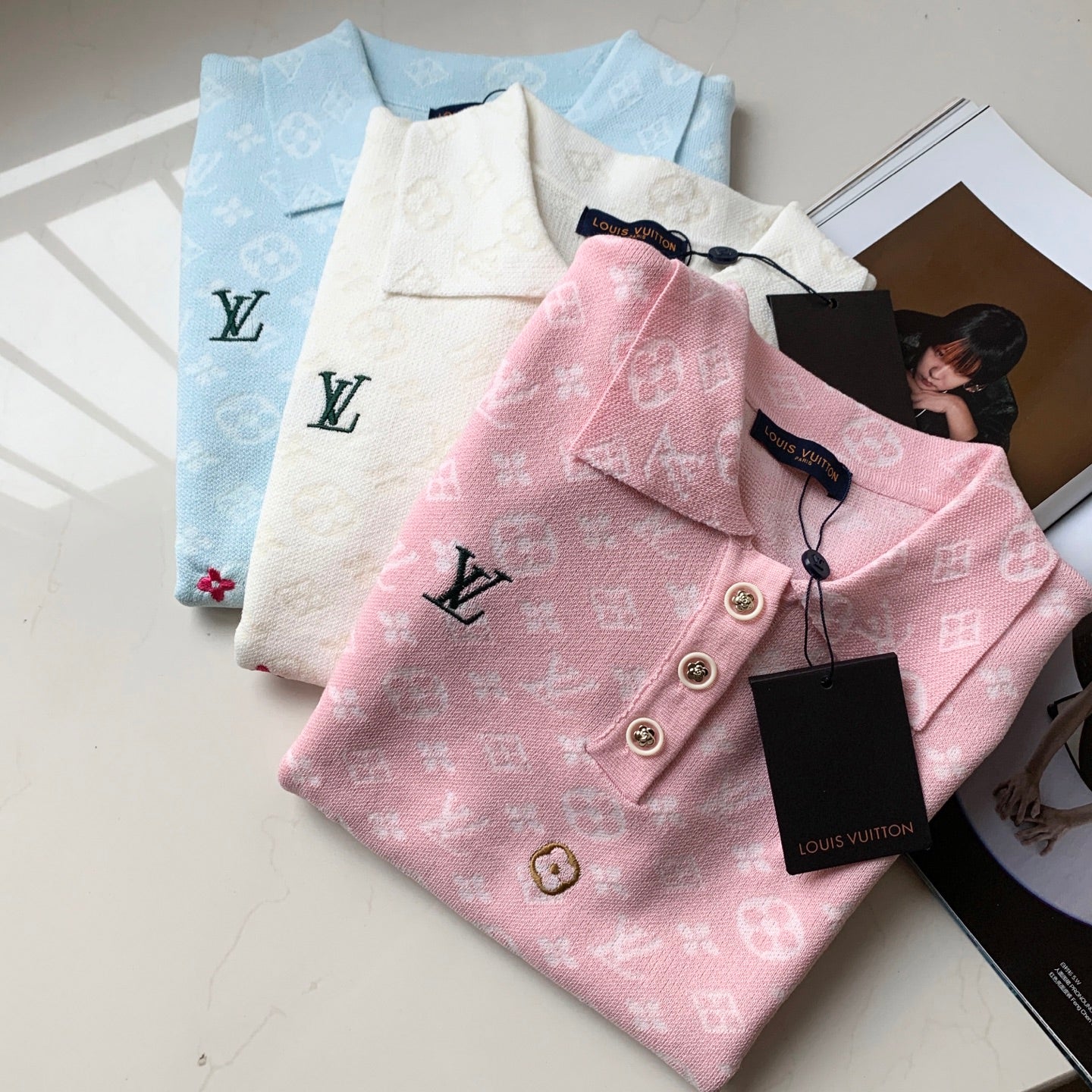 L knitted T-shirts 1825091701